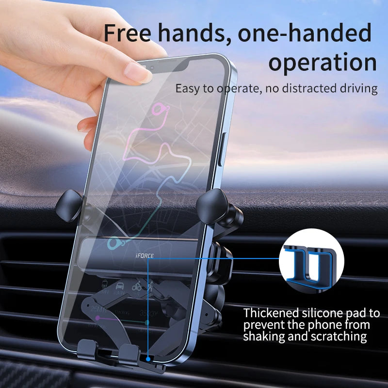 Soporte para teléfono en auto