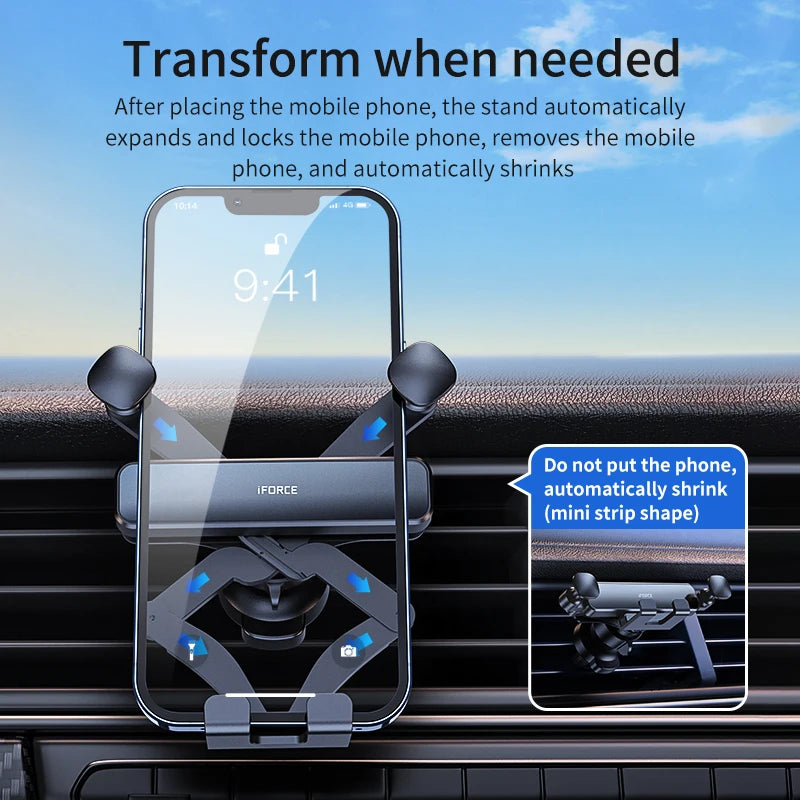 Soporte para teléfono en auto