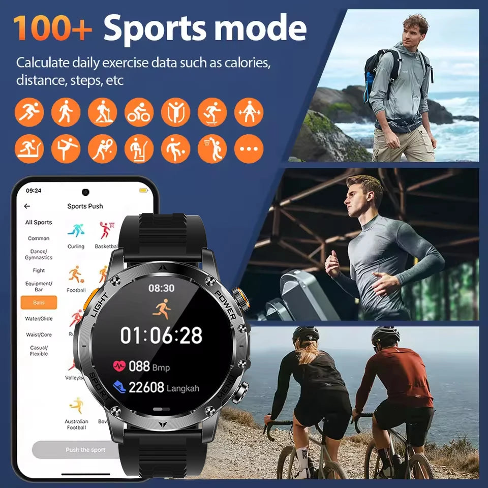 Reloj inteligente deportivo para exteriores con GPS