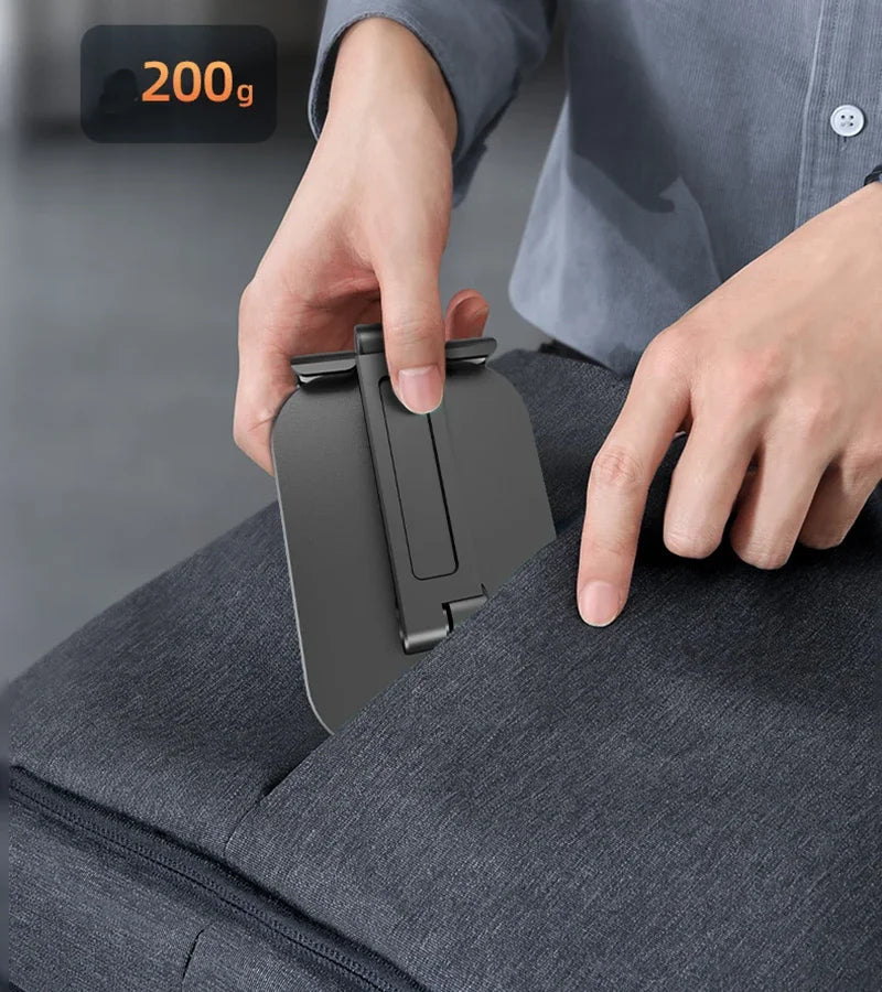 Soporte plegable de escritorio para celular y tablet (3 secciones)