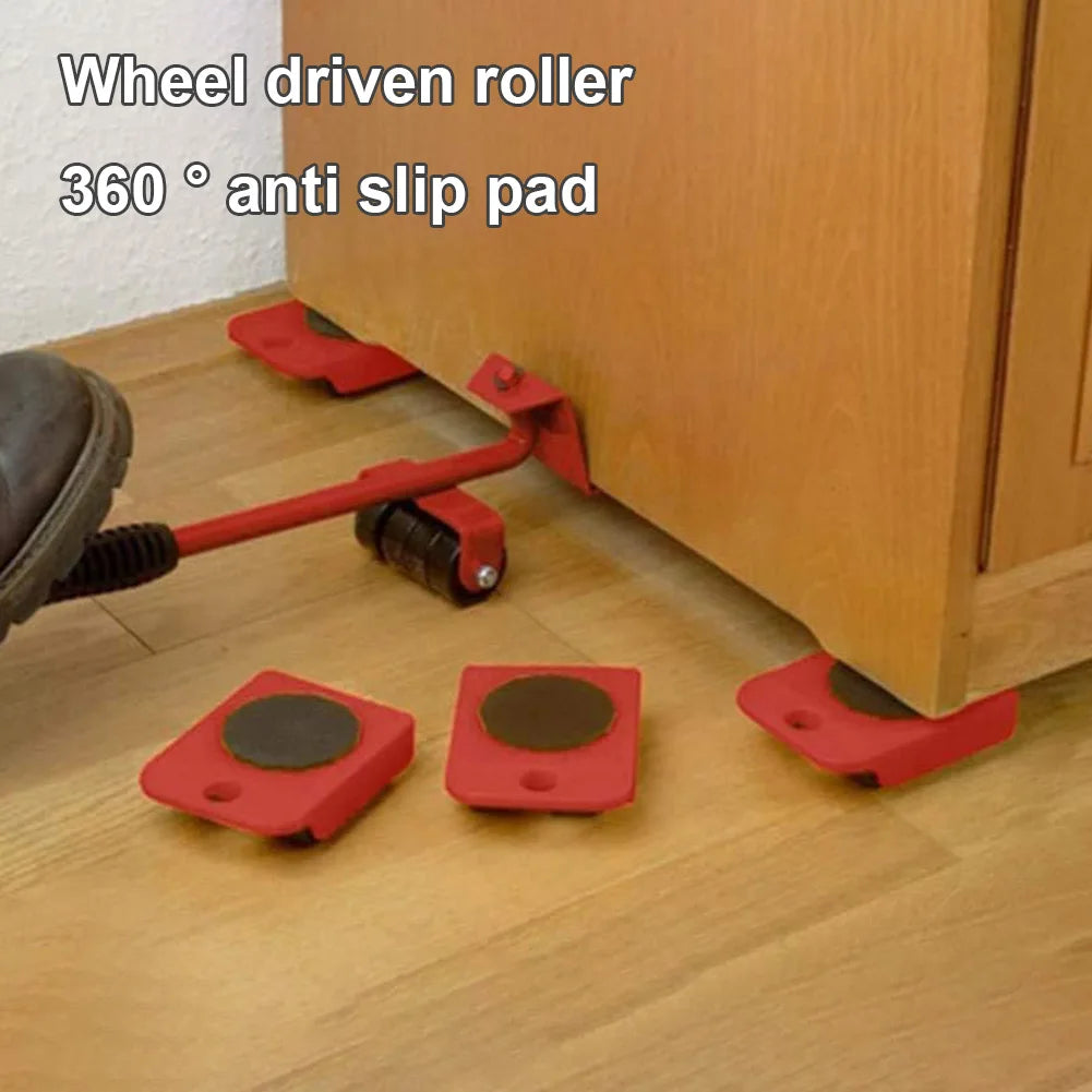 Kit para mover muebles con ruedas