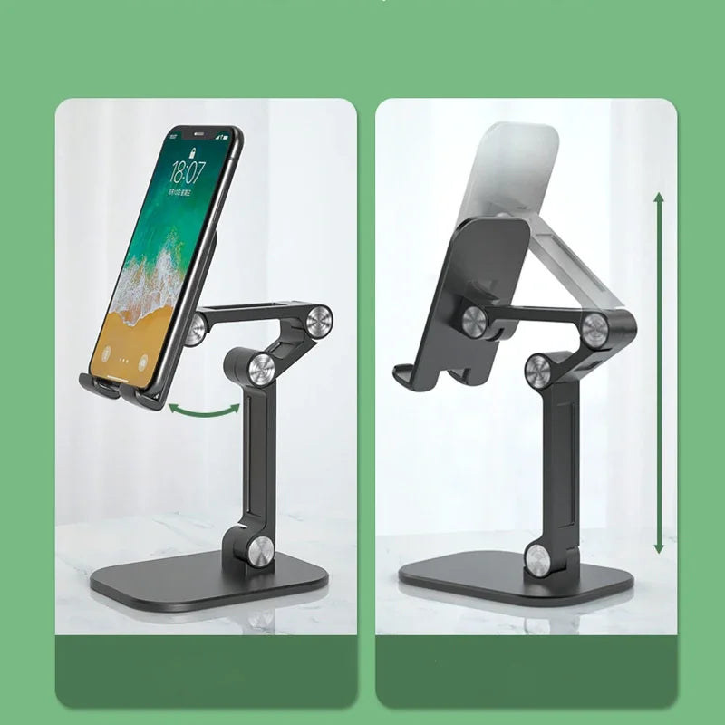 Soporte plegable de escritorio para celular y tablet (3 secciones)