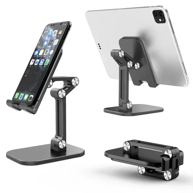 Soporte plegable de escritorio para celular y tablet (3 secciones)
