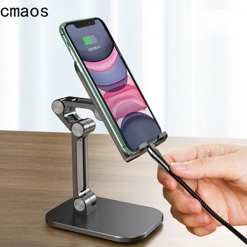 Soporte plegable de escritorio para celular y tablet (3 secciones)