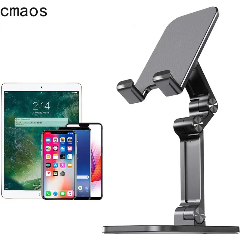 Soporte plegable de escritorio para celular y tablet (3 secciones)